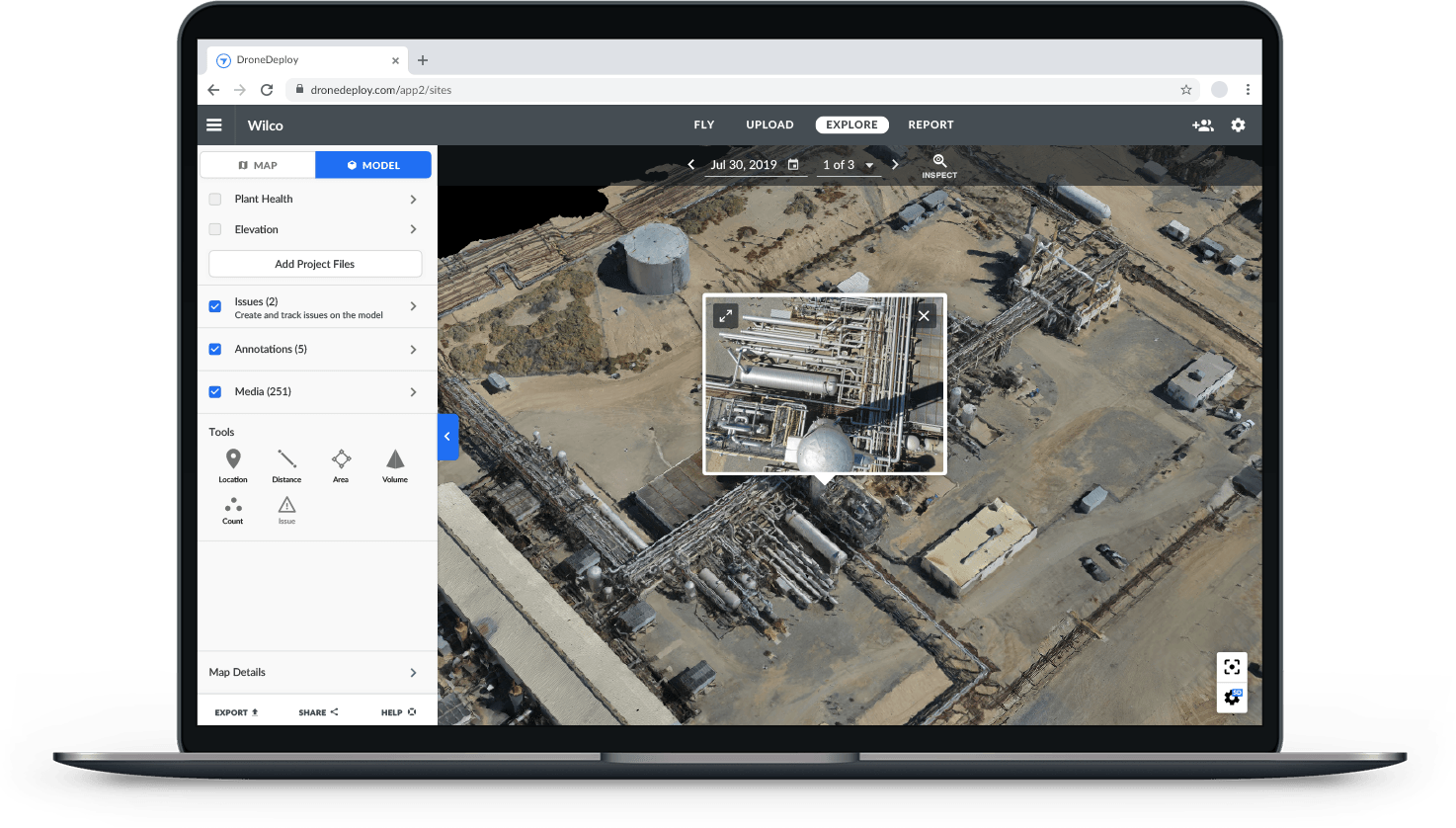 DroneDeploy drone mapping software